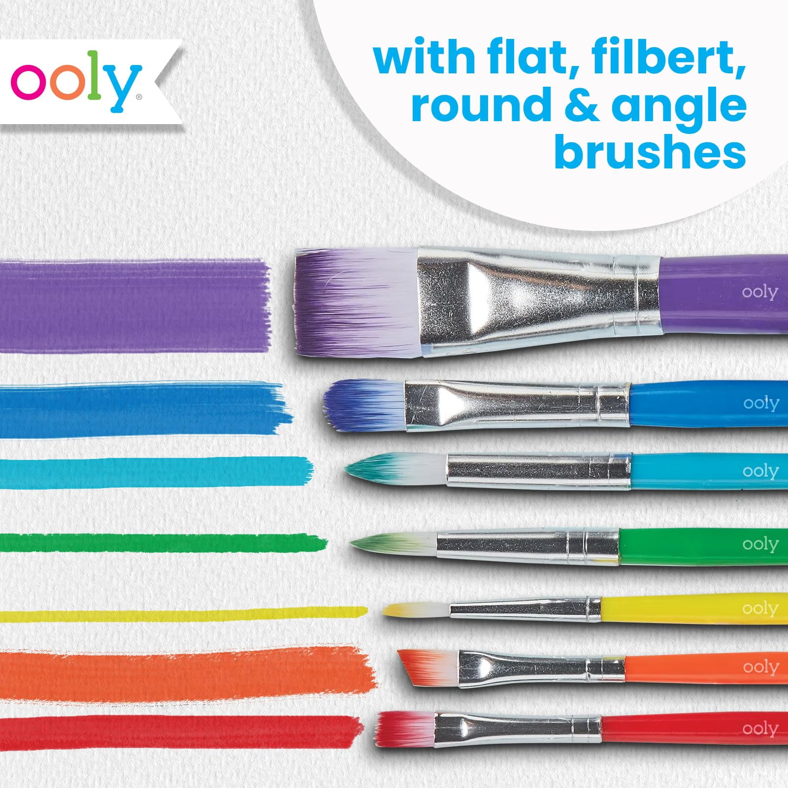 OOLY Lil' Watercolor 36-Piece Painting Set, Essential Kids Art Kit