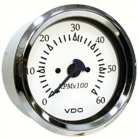 Seachoice Series Gauges 0-6,000 RPM 3-3/8" Tachometer for Sterndrive