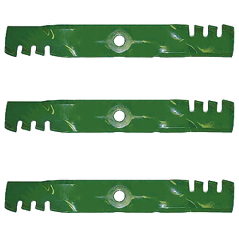 B1PD1054 Pack of 3 Mulching Blades Fits John Deere Fits JD Mower Models