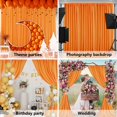 thumbnail image 4 of Cortina satinada naranja Backdrop ZEBMOON, 152 x 213 cm, 2 paneles, 4 of 6