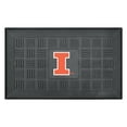 thumbnail image 2 of fanmats ncaa university of illinois fighting illini vinyl door mat, 2 of 2