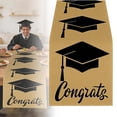 thumbnail image 1 of Ornament Graduation Decorations Congrats Grad Table Runner Class of 2026 Graduate College High School Home Kitchen Dining Room Table Decor, 1 of 9