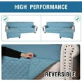 TOPCHANCES L Shape Sofa Cover, Reversible Chaise Lounge Slipcovers