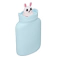 thumbnail image 3 of Hot Water Bag, Portable Hot Water Bottle Practical Adorable Silicone Microwave Heating  For Winter Pink,Light Blue, 3 of 8