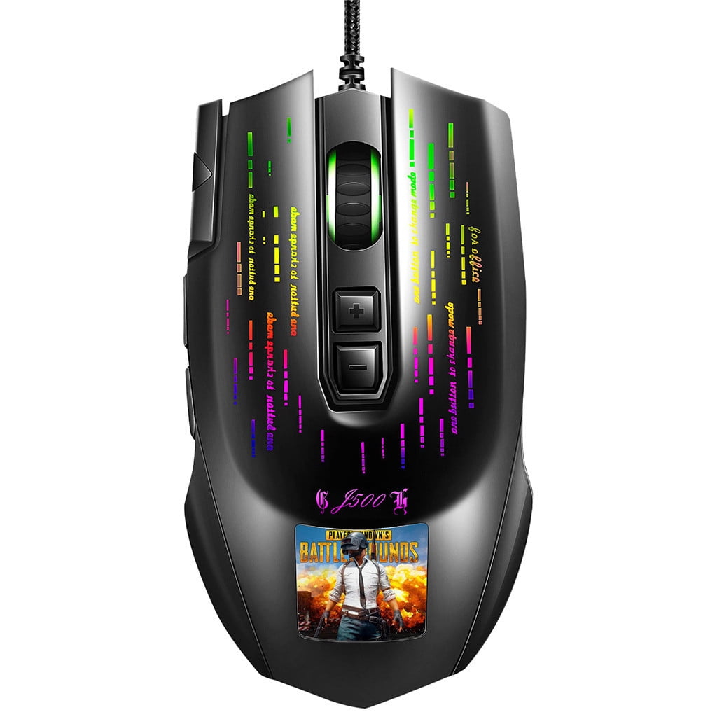 Gaming Mouse with-Screen Display 6400DPI RGB Backlight Gamer Mice for PC, Mouse