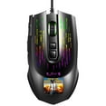 Teissuly Gaming Mouse With TouchScreen Display 6400DPI RGB Backlight