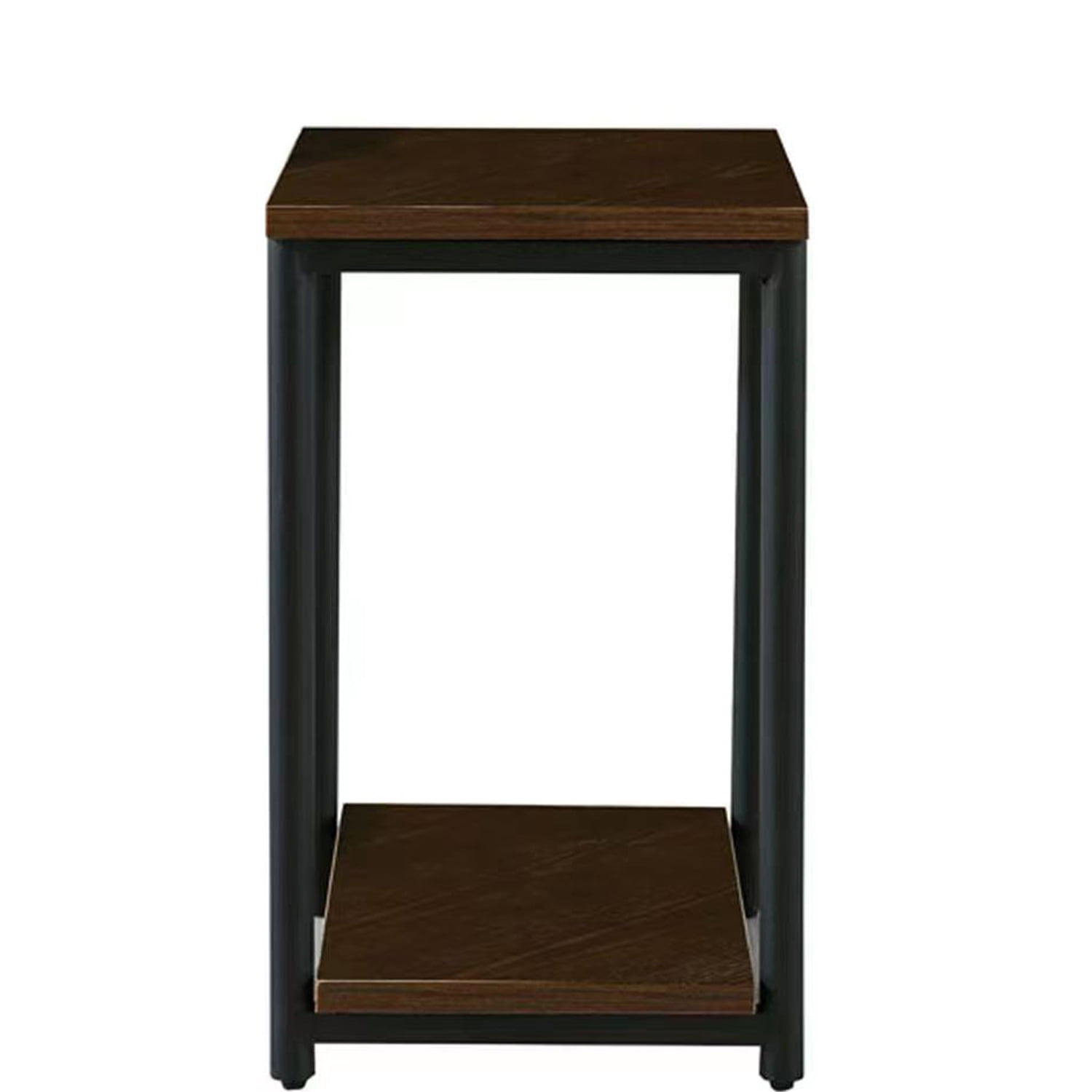 Kadyn Nightstand Modern Side End Sofa Table Bedside Table for Living Room, Small Table for Bedroom, Industrial Metal Frame, Walnut Kadyn Nightstand Modern Side End Sofa Table Bedside Table for Living Room, Small Table for Bedroom, Industrial Metal Frame, Walnut