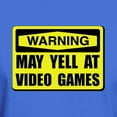 thumbnail image 3 of CafePress - Warning Yell At Video Games T Shirt - Men's Classic Graphic Cotton T-Shirt, 3 of 4