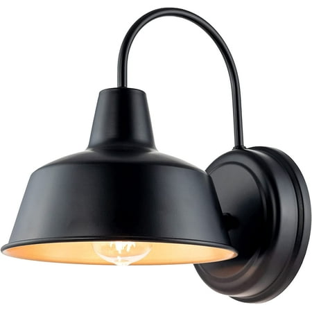 

JIFF Gooseneck Barn Light Outdoor Light Fixtures Wall Mount Exterior Wall Sconce Lighting Dark Bronze