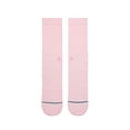 thumbnail image 2 of Stance mens Icon Solid Color Cotton Crew Socks (Pink, S), 2 of 3