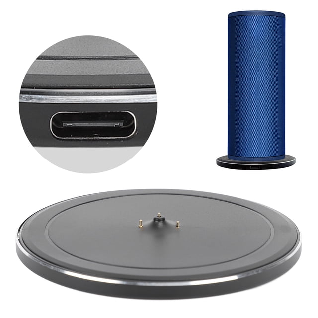 Dock de Carga de Altavoces Portátiles, Estacia de Carga de Altavoces 5V 2a Eficiente de Transporte Fácil de Transportar y Jugar para oídos Ue Boom 3