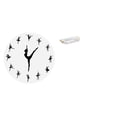 thumbnail image 1 of Reloj De Pared Con Diseño De Bailarina, Silencioso, Decorativo Para Cocina, Oficina, Hogar, Almacenamiento De Joyas, Bandeja De Tocador Rectangular Nórdica, Organizador De Encimera, Comedor Y, 1 of 8