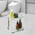 thumbnail image 4 of Hand Towel Rack Stainless Steel Brushed | Self Adhesive Wall Mounted Towel Bar 11.8 Inch | Modern U-Shaped Design | Bathroom Kitchen Bedroom Rv Use | Easy Install No Drilling, 4 of 7