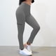 thumbnail image 4 of Pincandy Women's Plus Size Solid Color Yoga Pants - High Stretch with Zipper Pockets, Perfect for Workout & Daily Wear, 4 of 5