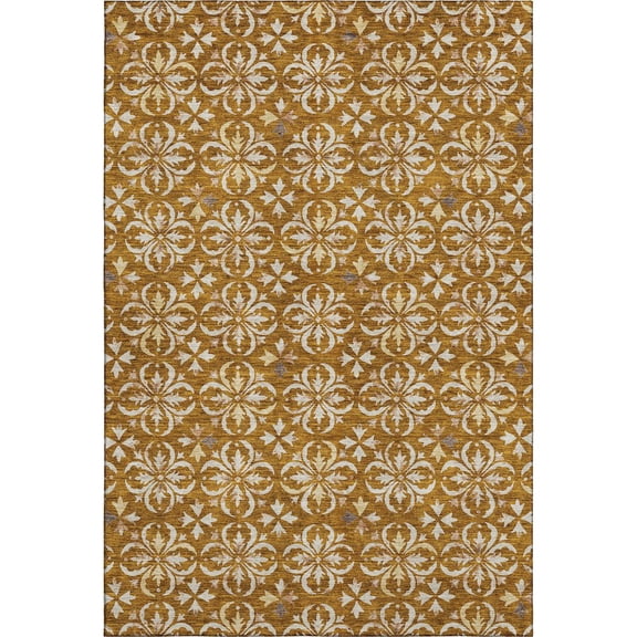 Dalyn Rugs Premium Machine Washable Mayfield AMF930 Paprika 5' x 7'6" Rug