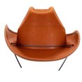thumbnail image 3 of Sombrero de vaquero con borde cubierto color café oscuro Sombrero de vaquero marrón estilo western Sombrero de vaquero marrón Dick, 3 of 3