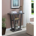 thumbnail image 2 of Convenience Concepts Newport Table Console « V » en Fini Bois Gris, 2 of 6