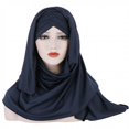 thumbnail image 3 of Women India Hat Muslim Ruffle Cancer Chemo Beanie Turban Wrap Cap scarf Shawl, 3 of 9