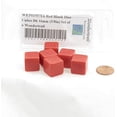 thumbnail image 2 of Red Blank Dice Cubes D6 16mm (5/8in) Set of 6 Wondertrail, 2 of 2