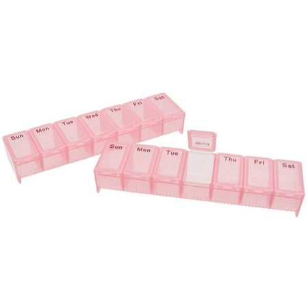 - Pill Box Light Red Braille