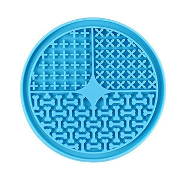 Large dog lick pad with suction for anxiety, peanut butter dog lick pad