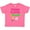 Hot Pink, variant on Inktastic Future Tennis Player in Training Girls Toddler T-Shirt