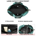 thumbnail image 3 of Teal Gold Marble Wave Pattern Travel Tote Bags for Women Carry On,Large Weekender Bags for Women Travel,Multi Functional Duffle Bag for Work,Shopping,Sports, 3 of 5