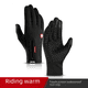 thumbnail image 3 of Guantes de terciopelo para deportes al aire libre, de otoño e invierno, para hombres y mujeres, con pantalla táctil, cálidos, resistentes al agua y al viento, 3 of 5