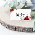 thumbnail image 2 of Koyal Wholesale Table Place Cards Burgundy Blush Greenery Wedding 56 Count, 2 of 5