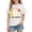 White, variant on Riecok 100 Days of School Shirt Kids Girls Crewneck Celebration Tees Funny Colorful Printed Short Sleeve Tops