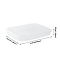 thumbnail image 3 of TIELUTT Japanese Soft Lid Non Stick Bottom Fish Preservation Refrigerator Sealed Freezer Laundry Glass Containers for Organizing Snap Ware under Organization Organizer Refrigerator Organizers, 3 of 8