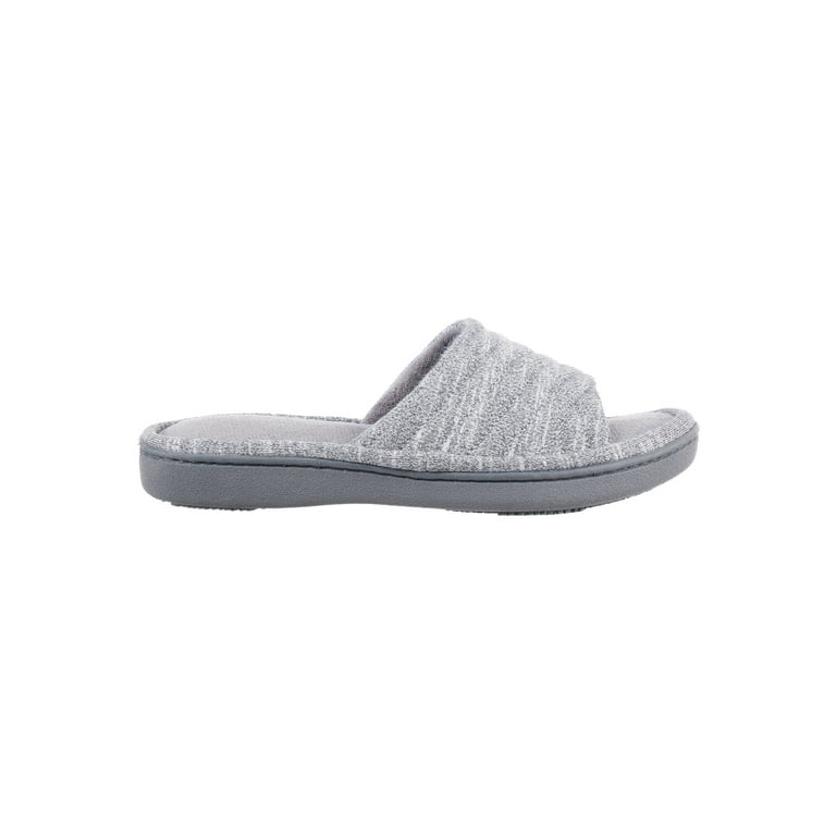 Isotoner Women s Space Knit Andrea Slide Slipper