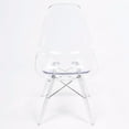 thumbnail image 4 of Nicer Furniture Eiffel Clear Legs Chair, 4 of 5
