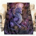 thumbnail image 5 of Soft Flannel Dragon Blanket, Flannel Blanket with Endless Cuteness Soft Comfort and Warmth Suitable for All Season Bedding, 5 of 6