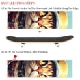 thumbnail image 2 of Cat Emery Skateboard Stickers Pack of Two | PVC Back Material | 8.8x32.6in Size | Skateboard Accessories, 2 of 5