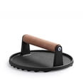 thumbnail image 3 of Presse à Viande Ronde en Fonte Direct d'Usine pour Grillades et Cuisson de Steak - 17,5 cm X 7 cm, Construction Durable de Haute Qualité, Répartition Uniforme de la Chaleur, Facile à Nettoyer, Idéale pour Restaurants,, 3 of 4