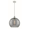 thumbnail image 2 of 516-1S-BK-G1213-14SM-Innovations Lighting-Athens Deco Swirl - 1 Light Pendant In Industrial Style-14.88 Inches Tall and 13.75 Inches Wide-Matte Black, 2 of 7