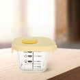 thumbnail image 2 of 2 recipientes de vidrio transparente de 230 ml para almacenar alimentos de bebé, con tapas herméticas, aptos para congelador y microondas, 2 of 8