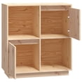 thumbnail image 3 of vidaXL Sideboard 74x35x80cm Solid Wood Pine, 3 of 5