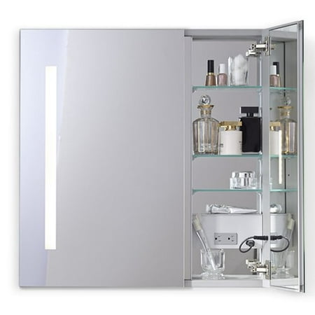 Robern Aio 35 25 X 30 Recessed Medicine Cabinet With Lighting