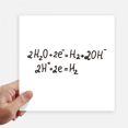 thumbnail image 1 of Chestry Kowledge Electrolysis of Water Sticker Tags Wall Picture Laptop Decal Self adhesive, 1 of 1
