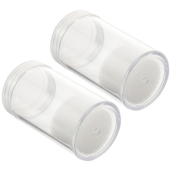 HONMEET Plastic Coin Tubes, Clear Coin Storage, Anti-Oxidation, Easy Open, 2Pcs