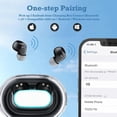 thumbnail image 6 of Mini Invisible Small Bluetooth Earbuds Sleeping for Small Ears Low Profile Tiny Hidden Discreet Smallest Earbuds for Work Sleep Ear Buds Invisible Headphones Buds, 6 of 7