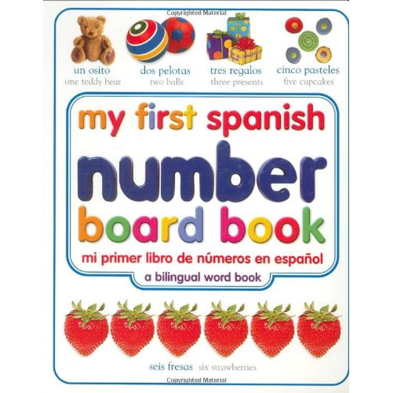 Pre-Owned My First Spanish Number Board Book/Mi Primer Libro de Numeros ...
