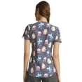thumbnail image 5 of Cherokee Prints Women Medical Scrubs Top V-Neck Print CK637, 5 of 5