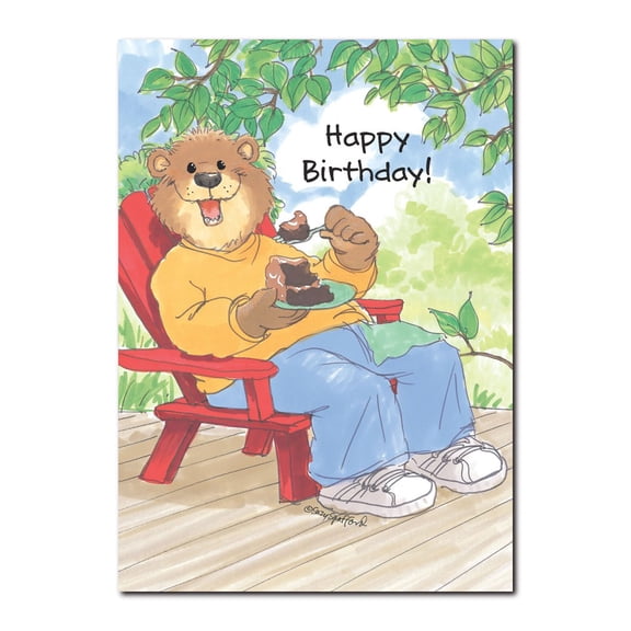Life is Good Birthday Greeting Card