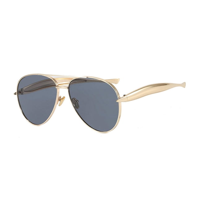Anteojos de Sol Laureles Fashion Oversized Pilot para Mujer Oro (C3)