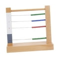 thumbnail image 2 of Pequeño marco de cuentas de madera, juguete de madera, material de aprendizaje preescolar, matemáticas preescolares 235 cm x 7 cm x 21 cm, 2 of 9
