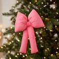 thumbnail image 6 of Christmas Bow Ornaments Soft Pastel Tree Decor for Wreaths, Garlands, Parties, 6 of 6