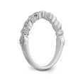 thumbnail image 6 of 14K White Gold Ring Band Wedding Diamond Round, 6 of 7